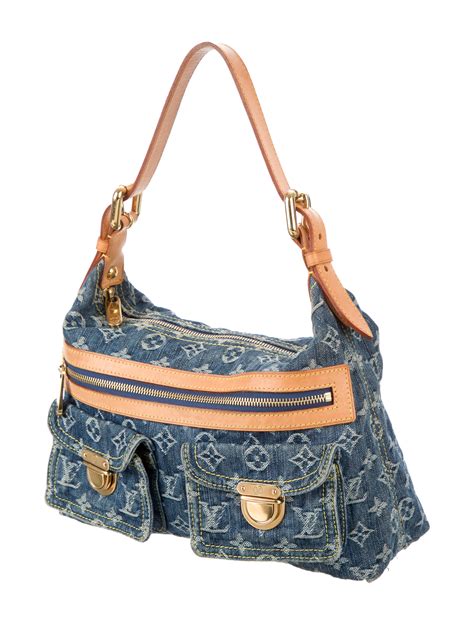 louis vuitton denim bag ebay